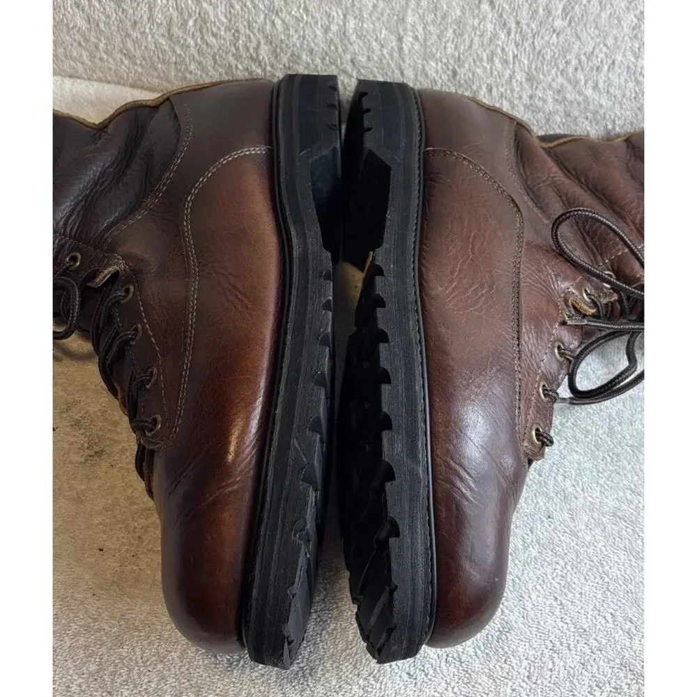 Iron Age F255 Men's Size 9.5 D Brown Leather Safety Toe Work Boots